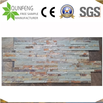 15*60CM Natural Split Green&Rusty Slate Culture Stone Veneer