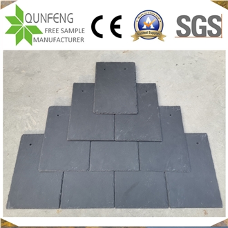 China Natural Split Face Black Slate Stone Roof Tiles