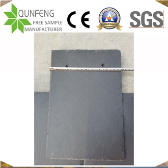 China Natural Split Face Black Slate Stone Roof Tiles