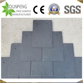 China Natural Split Face Black Slate Tiles Stone Roofing
