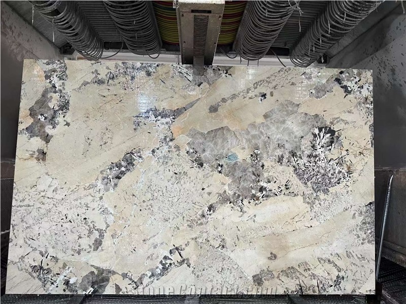 Brazil Popular Pandora White Granite Slabs