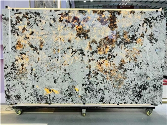 EXIM Brasil Pandora White Granite Slabs