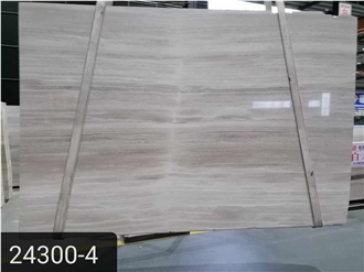 Hot Sale Wood White Marble Slabs