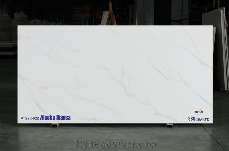 Alaska Bianca Quartz Slabs