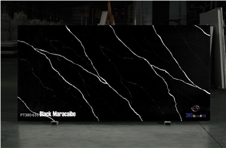 Black Maracaibo Quartz Slabs