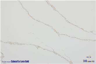 Calacatta Lava Gold Quartz Slabs