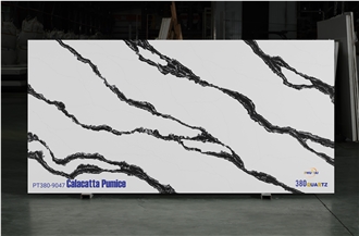 Calacatta Pumice Quartz Slabs