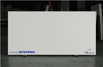 Carrara Breeze Quartz Slabs