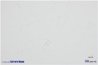 Carrara Ocean Quartz Slabs