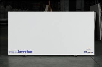Carrara Ocean Quartz Slabs