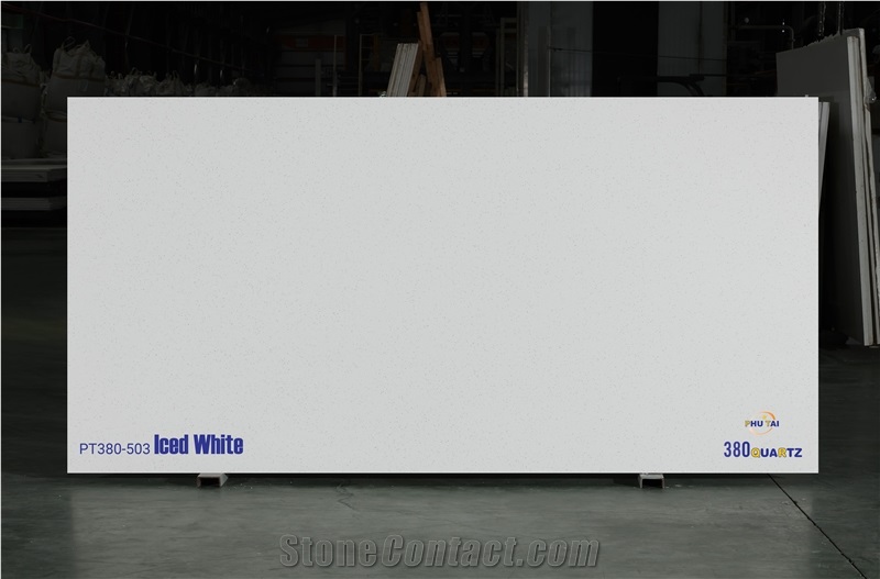Iced White Quartz Slabs