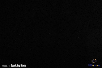 Sparkling Black Quartz Slabs