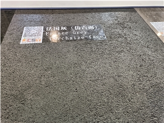 French Gray Limestone Antique Surface Slabs