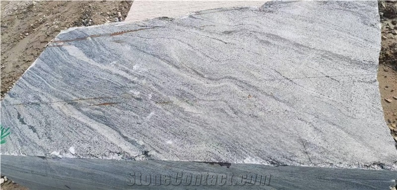 China Juparana Grey Granite Big Grain Slabs