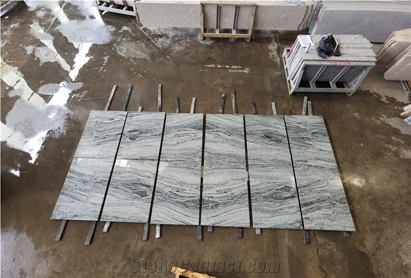 China Juparana Grey Granite Big Grain Slabs
