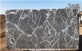 Black Statuario Marble Blocks