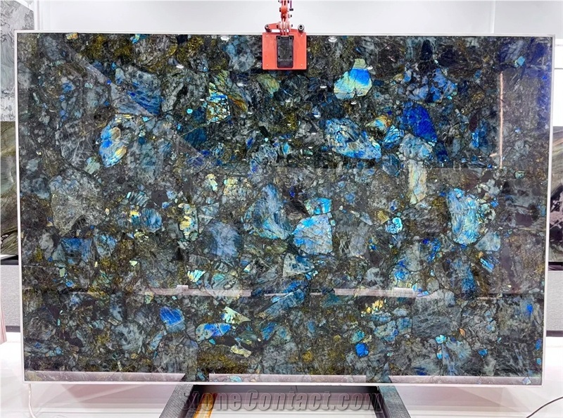 Labradorite Blue Semiprecious Stone Slabs