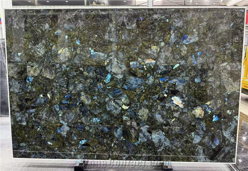 Labradorite Blue Semiprecious Stone Slabs