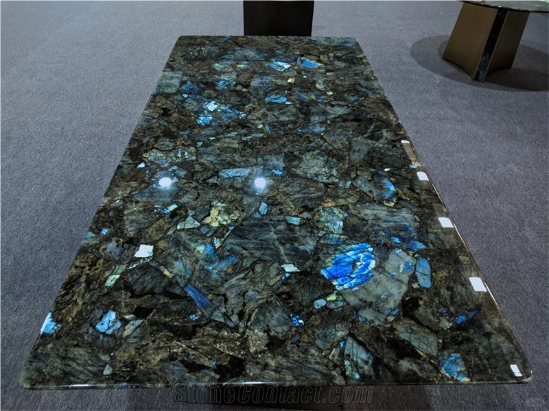 Labradorite Blue Semiprecious Stone Slabs