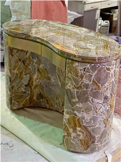 Bugatti Gold Marble Slab Tiles