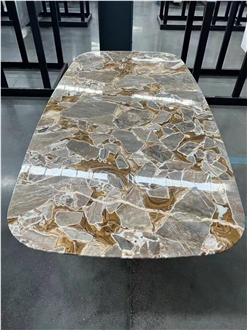 Bugatti Gold Marble Slab Tiles