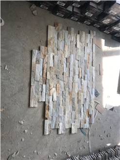 Golden Honey Multicolor Slate Stone Veneer