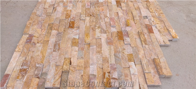 Golden White Slate Veneer