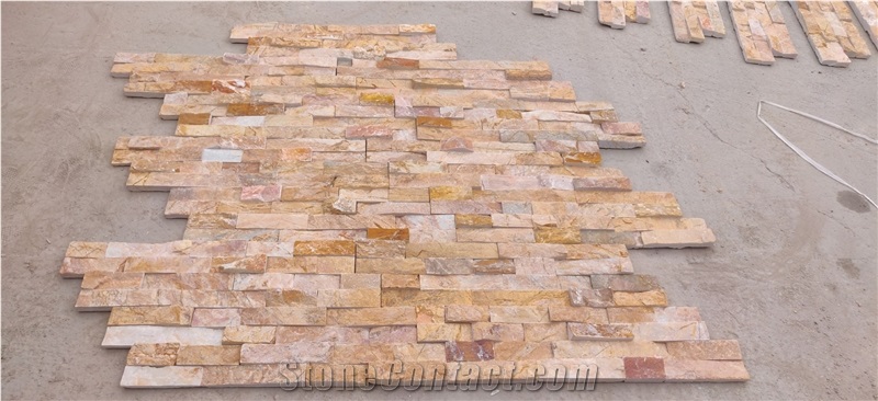 Golden White Stone Veneer --Exported From China