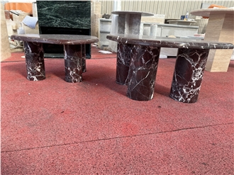 Rosa Levanto Marble Low Height Coffee Table