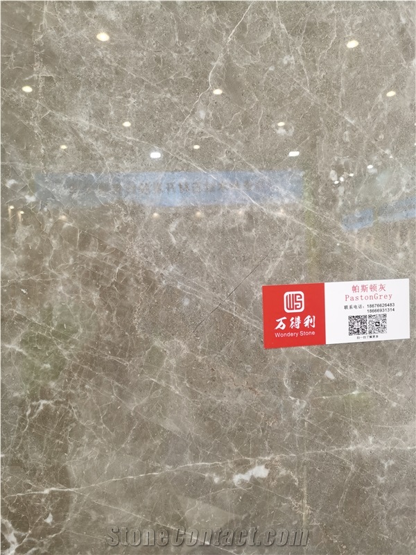 Paston Grey Marble Polished, Honed Slabs And Tiles