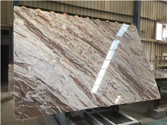 Fantasy Brown Marble Aurora Fantasy Slab Tile Hotel Design