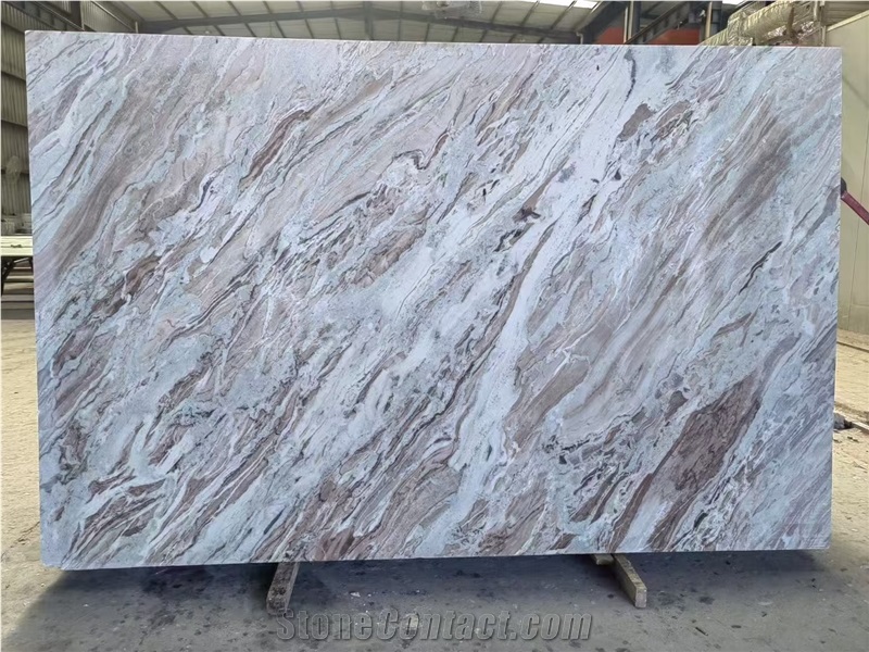 Fantasy Brown Marble India Glacier Table Top