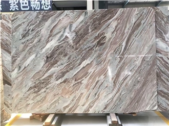 Fantasy Brown Marble India Glacier Table Top
