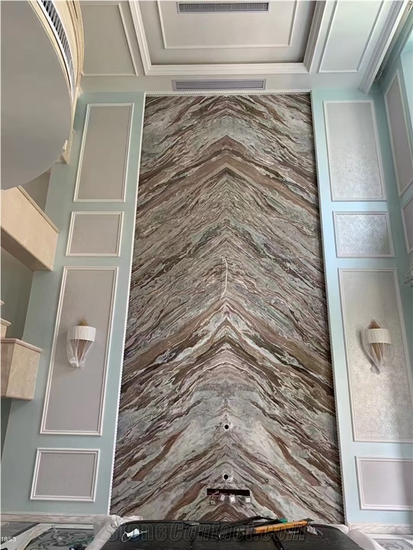 Fantasy Brown Marble Tiles Glacier Sands Aurora Cadbury