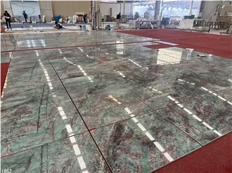 Gaya Quartzite Tiles Verde Jade Green Stone Home Floor Use