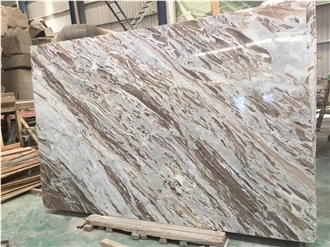 India Fantasy Brown Marble Glacier Sands Aurora Slab Tile