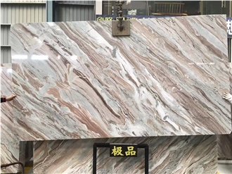 India Fantasy Brown Marble Glacier Sands Aurora Slab Tile