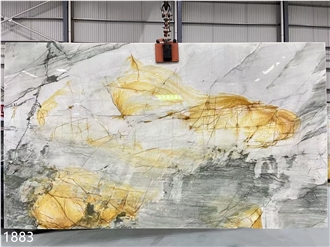 Nacaranda Blue Quartzite Slabs Wall Background Use Tile