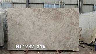 Taj Mahal Quartzite Slabs Branco White Stone Tile Floor Use