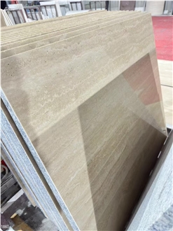 Travertino Classico Tiles Beige Falda Romano Travetine Slab