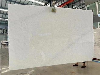 Crystal White / Teardrop  Marble Slabs