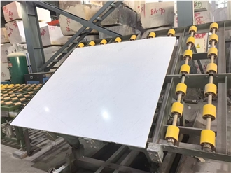 Crystal White / Teardrop  Marble Slabs