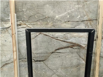 Silver River Marble Normandy Grey/Forest Grey Marble Slabs
