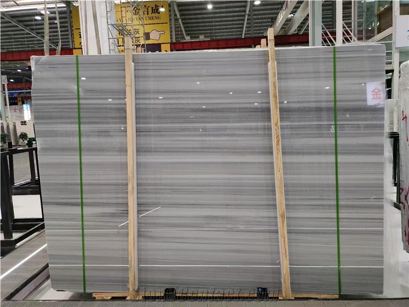 Straight White/White Jade/Striped White  Marble Slabs