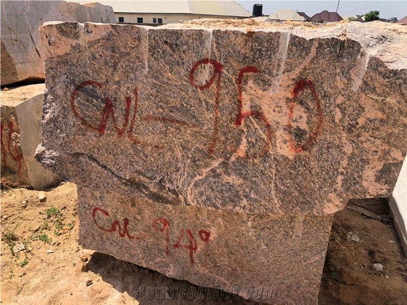 AMC Yakowa Granite Blocks - African Multicolor Granite