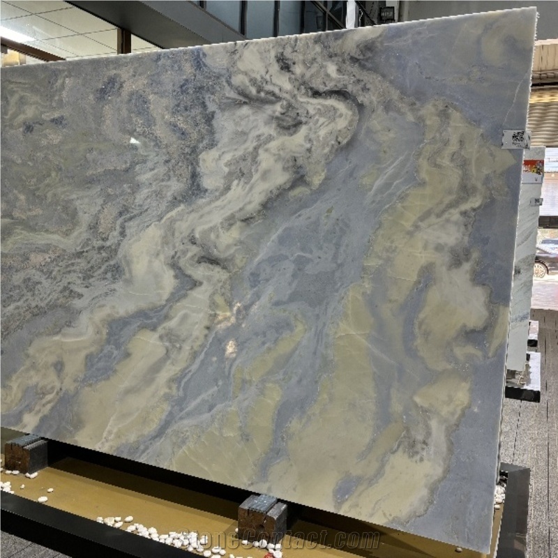 Admiral Blue Quartzite Slabs Polished