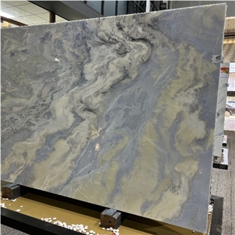 Admiral Blue Quartzite Slabs Polished