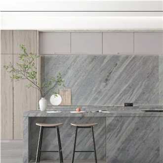 Admiral Blue Quartzite Slabs Polished