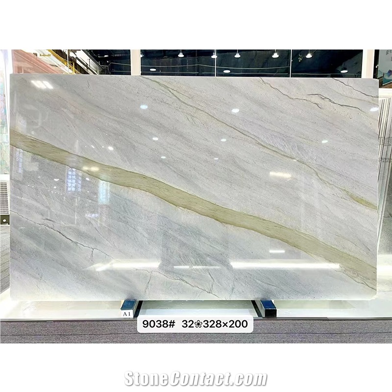 Brazilian Luce Di Luna Quartzite Slabs