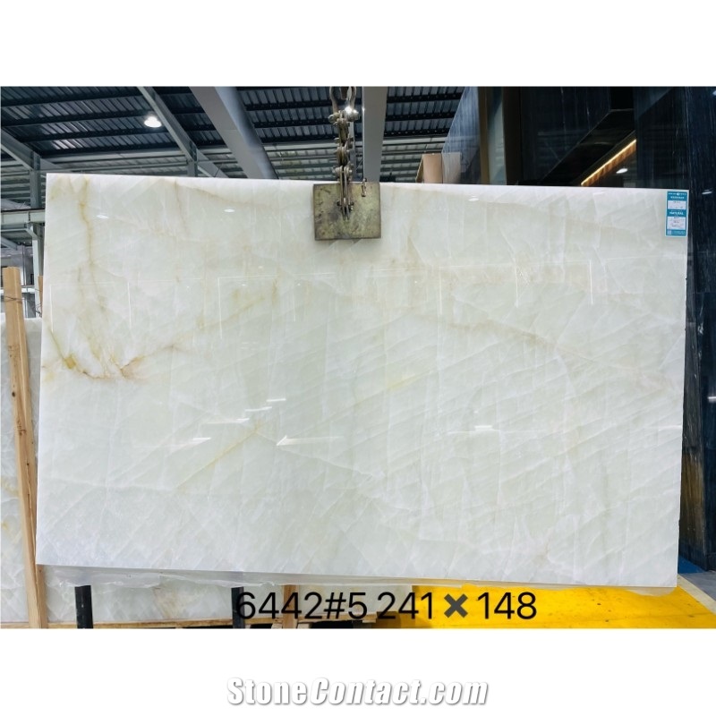 Luxury Cristallo White Quartzite Slabs